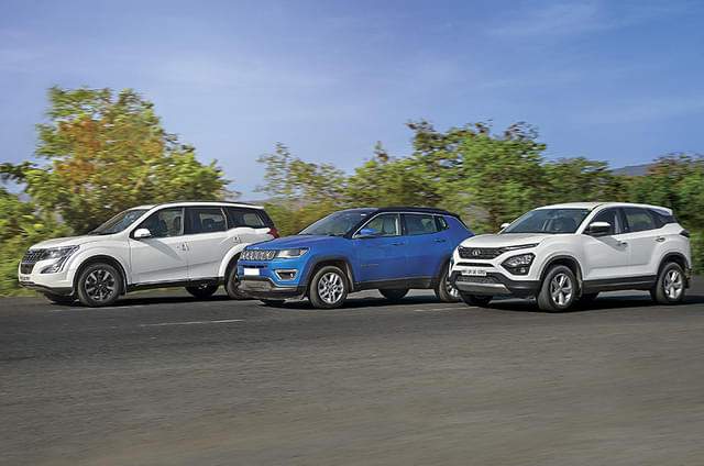 Tata Harrier vs Jeep Compass vs Mahindra XUV500 comparison