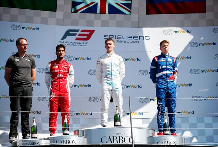 2019 F3 Austria: Jehan Daruvala takes 2nd place finish in Race 2