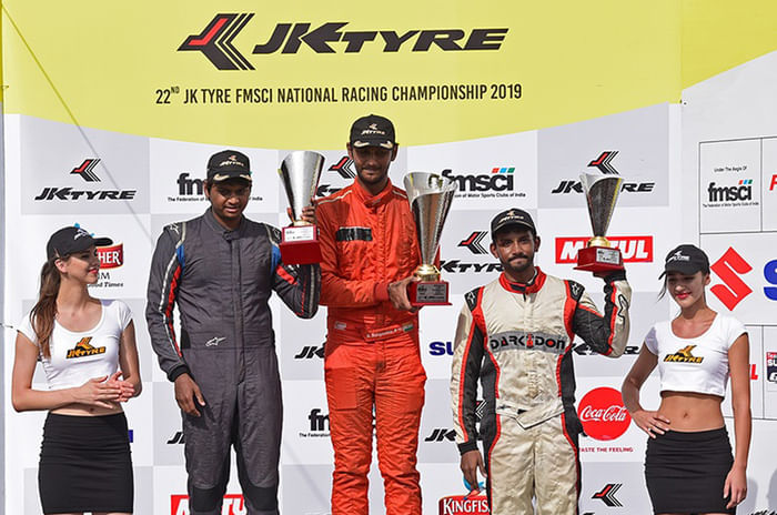 2019 JK Tyre NRC, Round 1:  Vishnu Prasad leads LGB Formula 4 standings