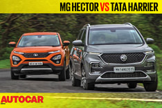 MG Hector vs Tata Harrier video comparison