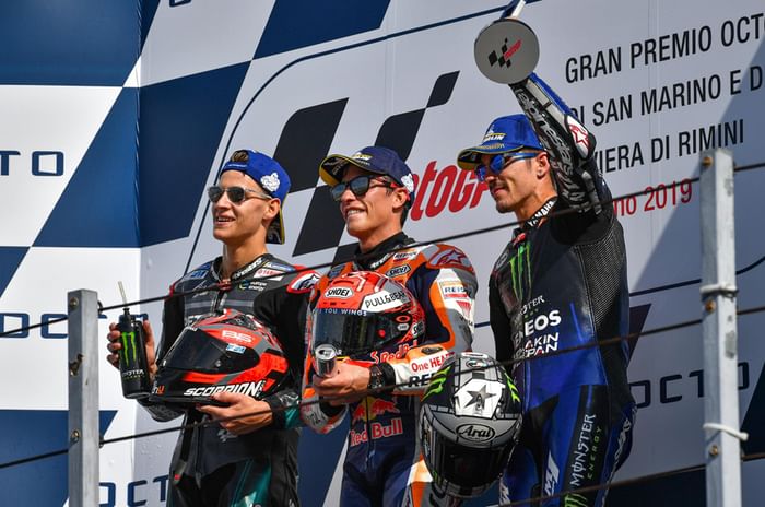 San Marino MotoGP: Marquez beats Quartararo in last lap duel