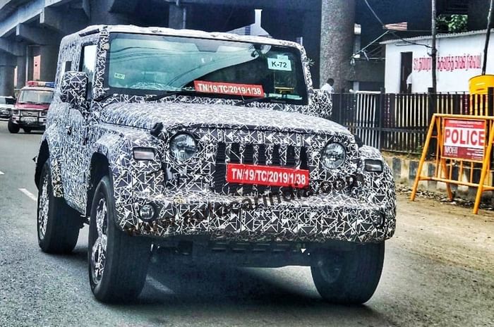 Next-gen Mahindra Thar: new spy shots