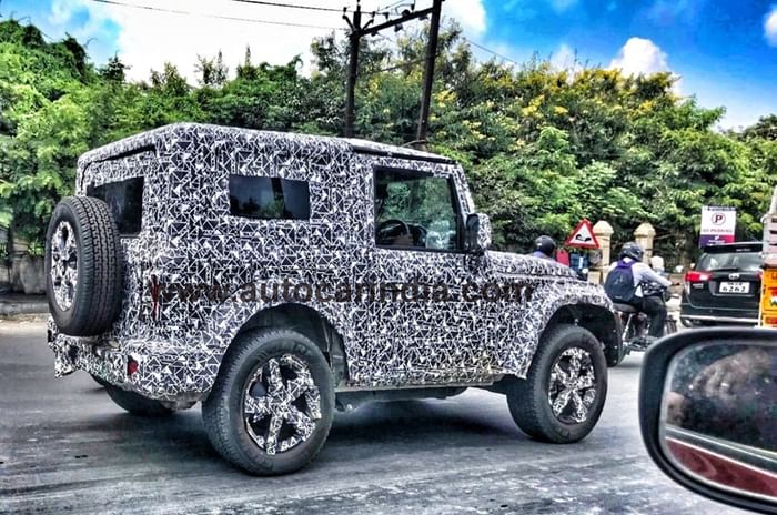 Next-gen Mahindra Thar: new spy shots