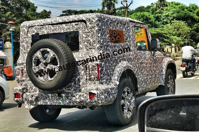 Next-gen Mahindra Thar: new spy shots