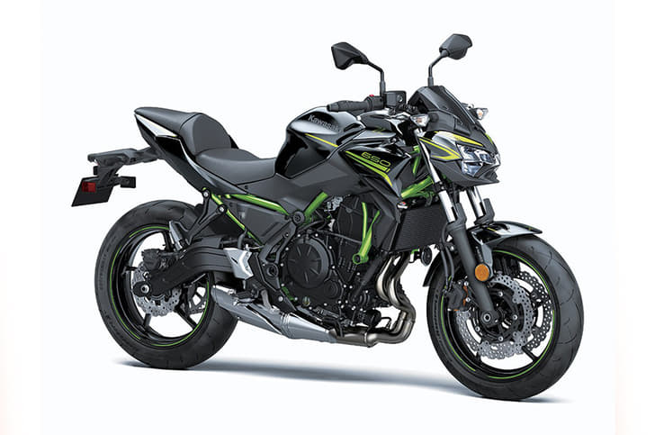 Updated Kawasaki Z650 showcased at EICMA 2019