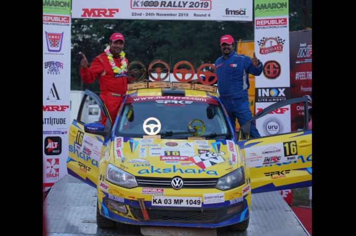 Chetan Shivram wins INRC Round 4 as Gaurav Gill retires