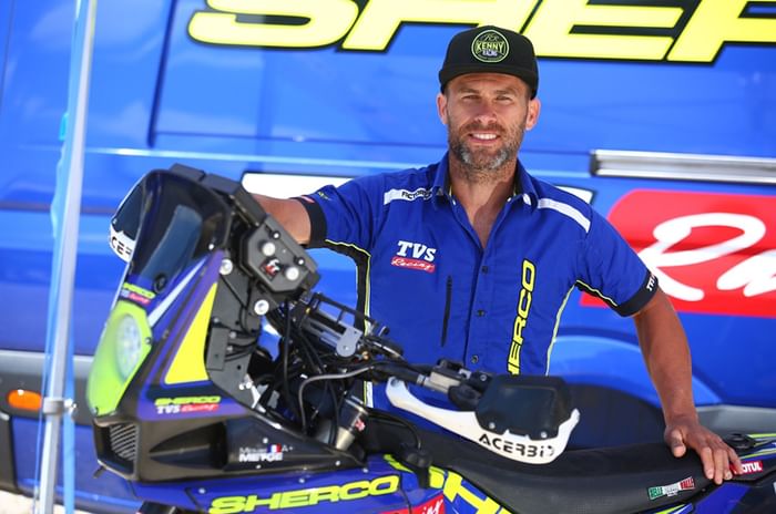 TVS&#8217; Michael Metge withdraws from 2020 Dakar Rally due to injury