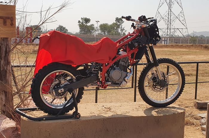 Hero MotoCorp showcases prototype 300cc+ adventure motorcycle