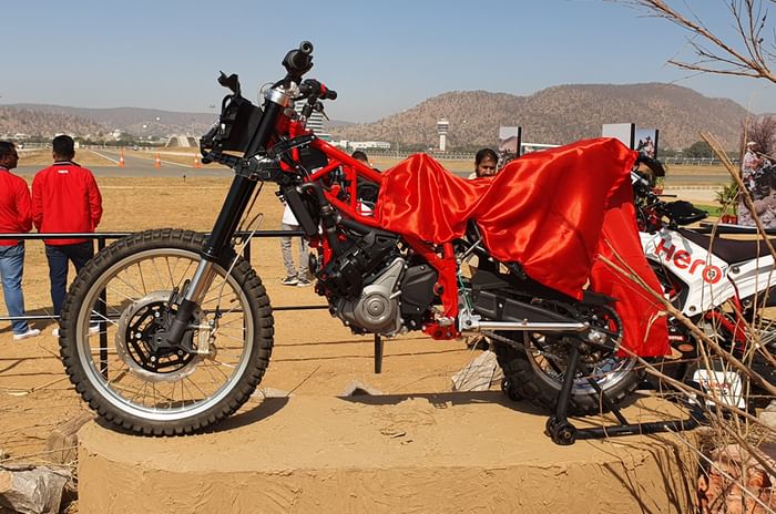 Hero MotoCorp showcases prototype 300cc+ adventure motorcycle