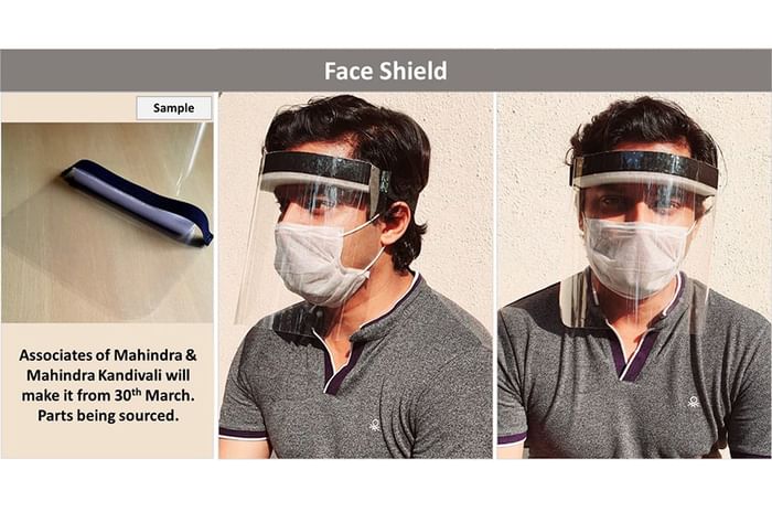 Mahindra begins manufacturing face shields at Kandivali plant