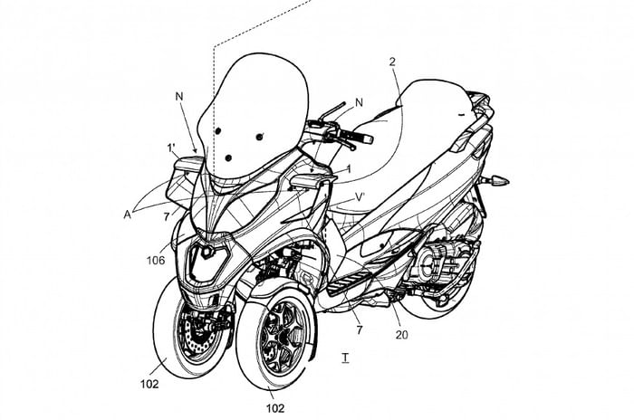 Piaggio patents new active aero wing technology