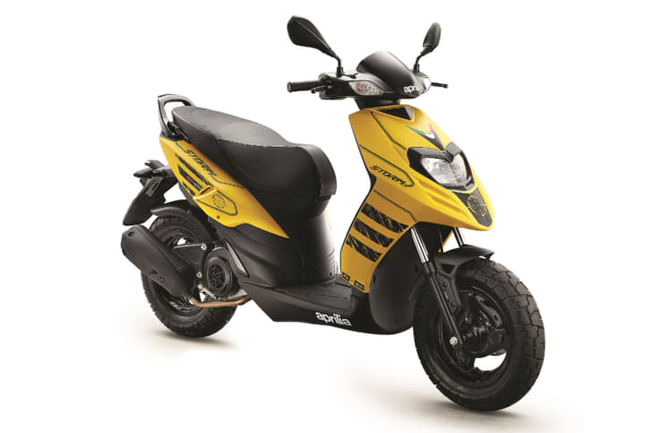 Aprilia Storm 125 disc-brake variant launched at Rs 91,321