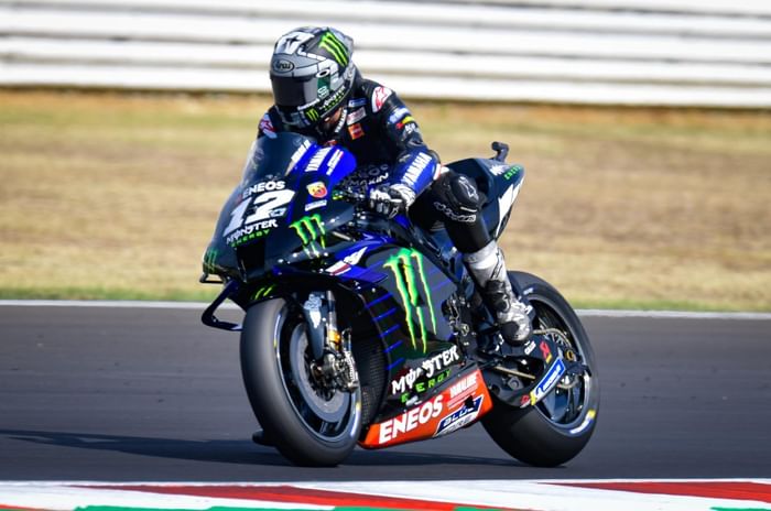 Emilia Romagna GP: Vinales wins as Bagnaia crashes out
