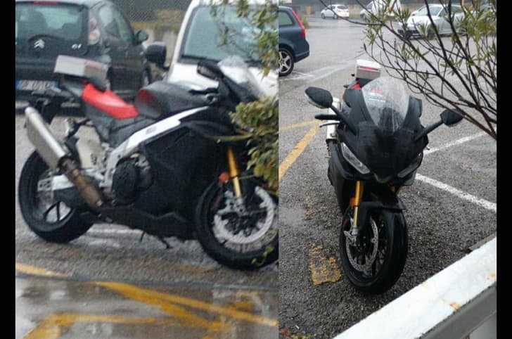 2021 Aprilia RSV4 spotted
