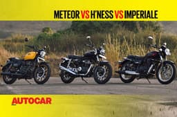 Meteor 350 vs H'ness CB350 vs Imperiale 400 comparison video
