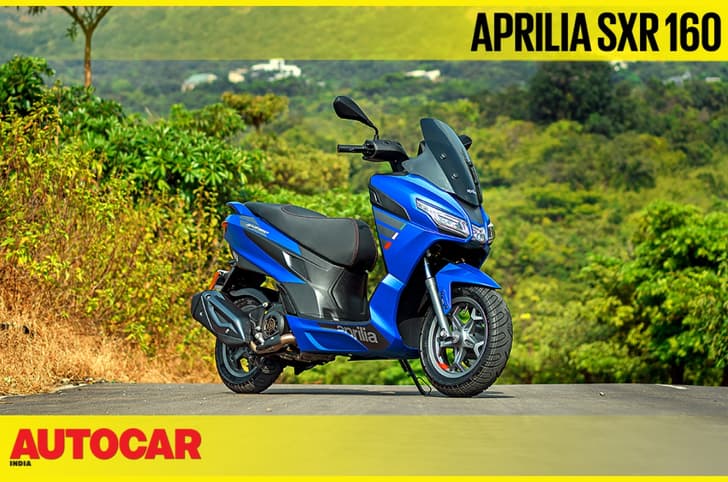 Aprilia SXR 160 video review