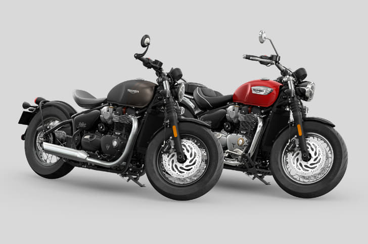 2021 Triumph Bonneville Speedmaster, Bobber unveiled