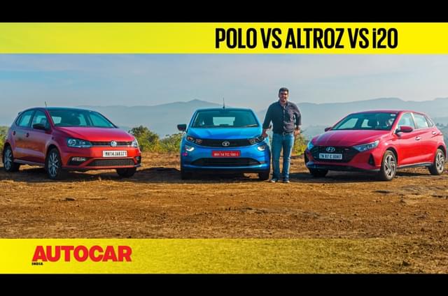 Tata Altroz iTurbo vs Hyundai i20 Turbo vs Volkswagen Polo TSI comparison video