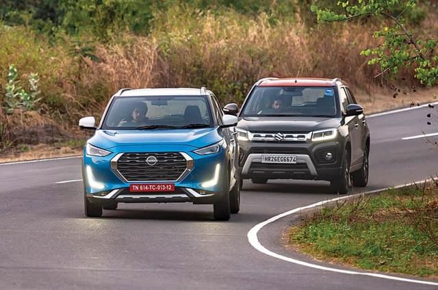 Nissan Magnite vs Maruti Vitara Brezza comparison