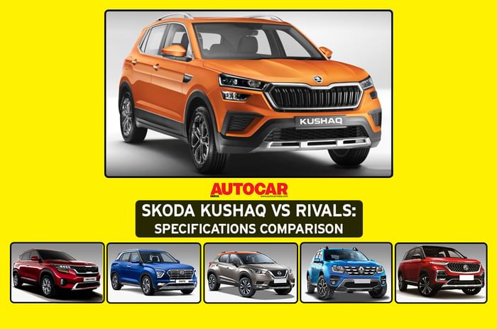 Skoda Kushaq vs rivals: price, specifications comparison