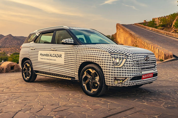 Hyundai Alcazar prototype review, test drive Hyundai Alcazar prototype review, test drive