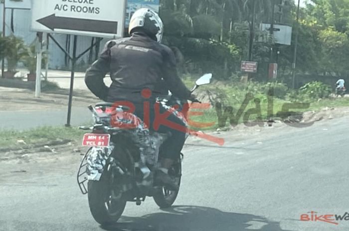 Next-gen Bajaj Pulsar spotted testing with a semi-fairing