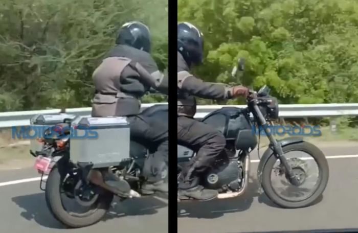 Royal Enfield Himalayan with minor changes spotted testing