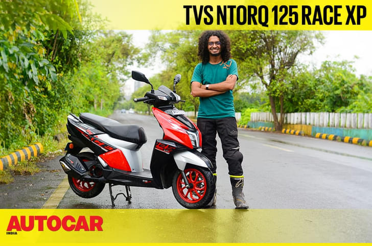 2021 TVS Ntorq Race XP video review