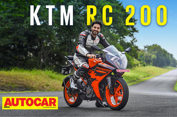 2021 KTM RC 200 video review