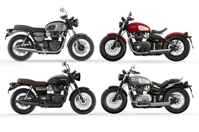 Triumph Gold Line Edition line-up revealed