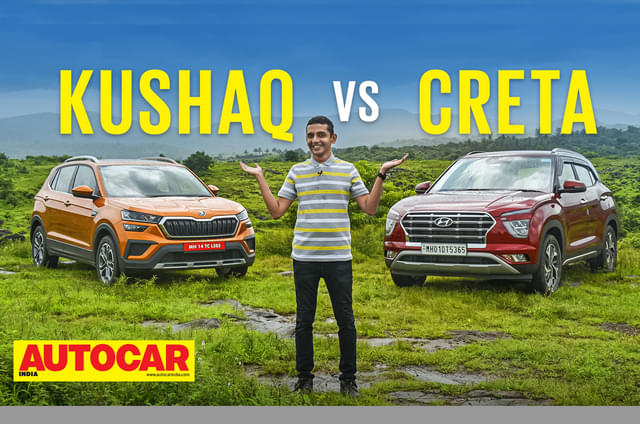 Kushaq 1.0 Turbo automatic vs Creta 1.5 CVT comparison video