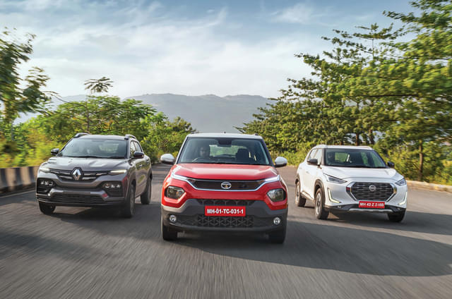 Tata Punch vs Renault Kiger vs Nissan Magnite comparison