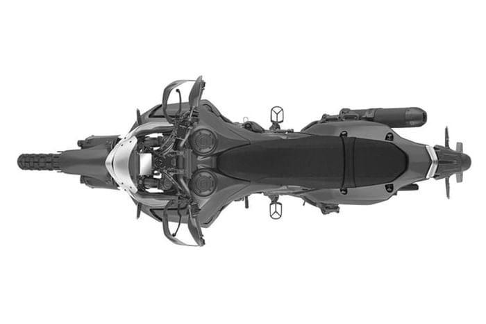 Top view of Yamaha Tenere 700 Raid