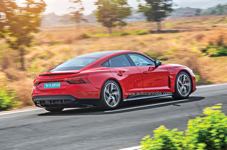 Audi RS e-tron GT rear action image