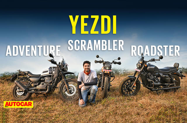 Yezdi Scrambler, Roadster, Adventure video review