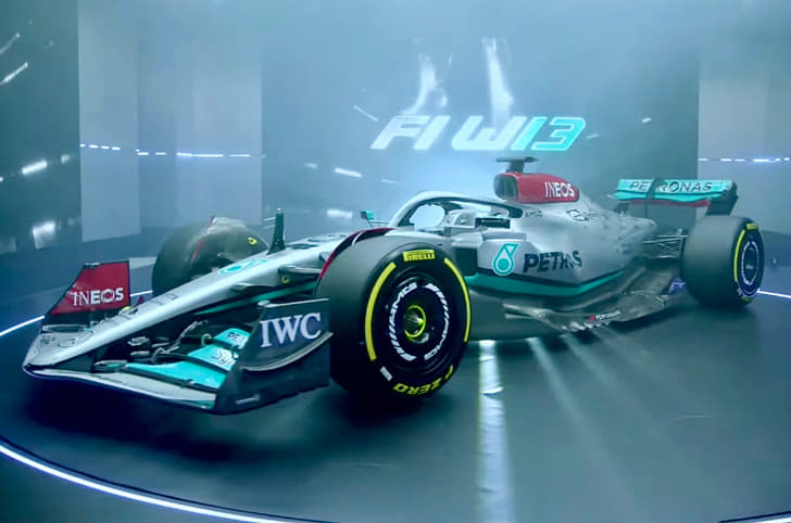 Mercedes' F1 2022 challenger, the W13
