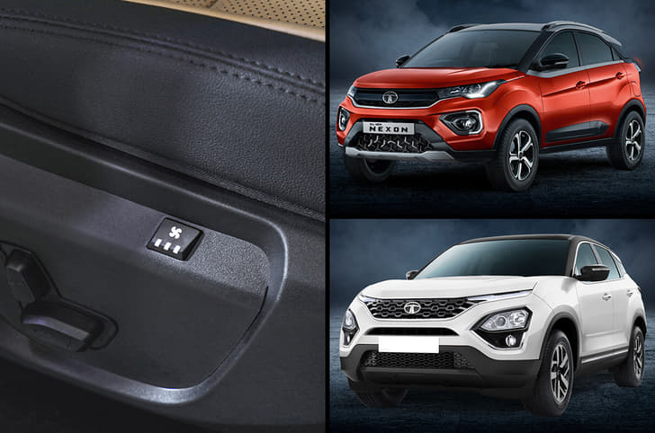 Tata ventilated front seat