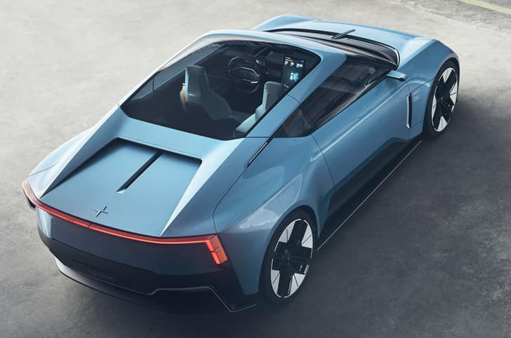 Polestar O2 concept rear quarter