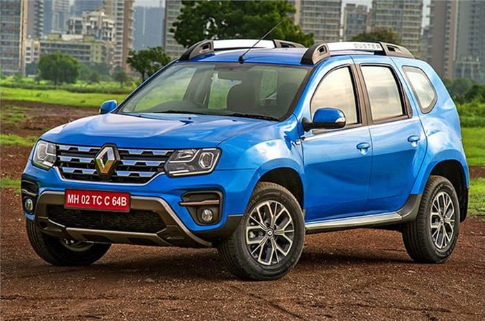 Renault Duster vs Volkswagen Taigun: which to buy? Renault Duster front quarter