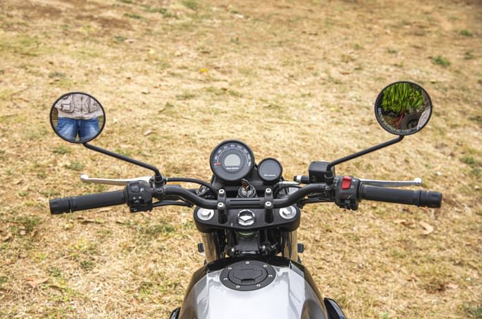 Royal Enfield Scram 411 review: More than a naked Himalayan? Royal Enfield Scram 411 instrument panel