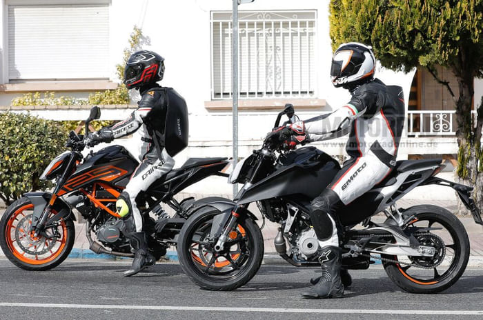 Next-gen KTM 125 Duke spotted testing