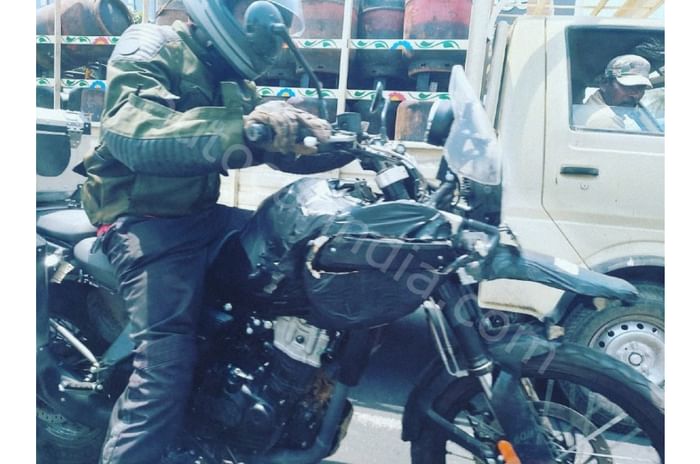 Royal Enfield Himalayan 450 spotted testing