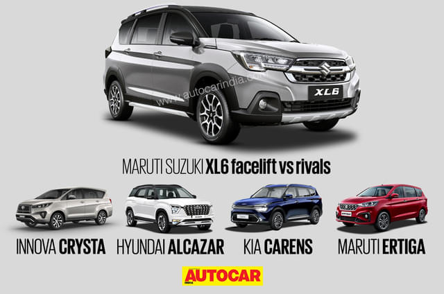 Maruti Suzuki XL6 facelift vs rivals: price, specificatio...