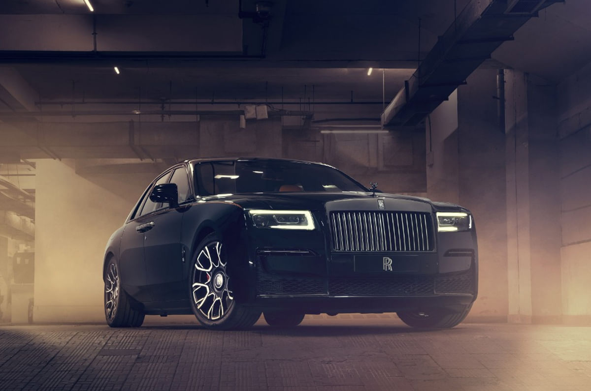 Rolls-Royce Ghost Black Badge showcased in India