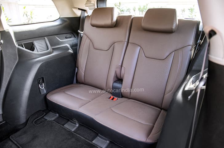 Jeep Meridian third row seat