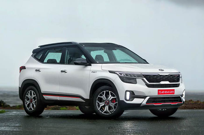 SUV dilemma: Jeep Compass, Kia Seltos or MG Hector Kia Seltos front quarter