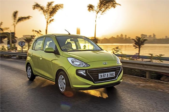 Hyundai Santro India. 