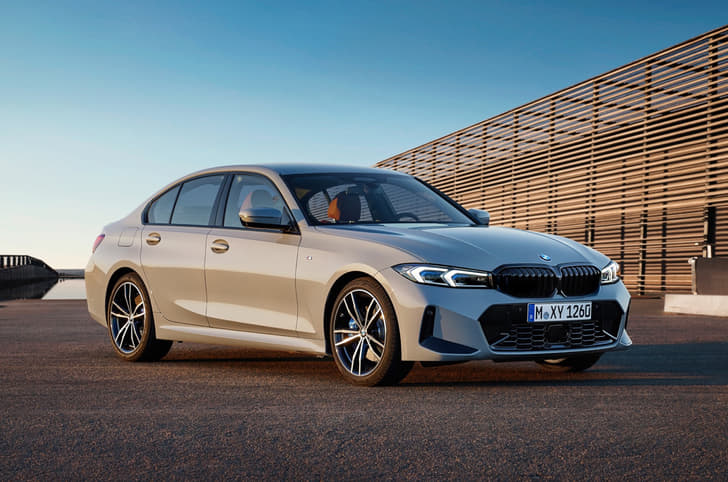 BMW 3 Series facelift front quarter