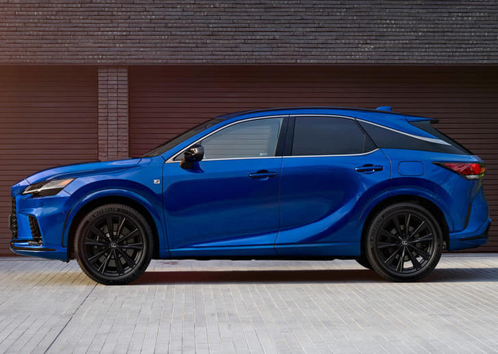 All-new Lexus RX side profile 