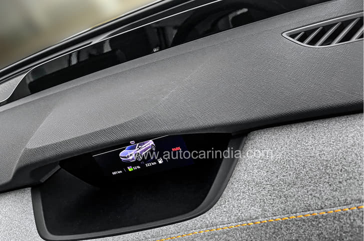 Skoda Enyaq spied in India cluster 